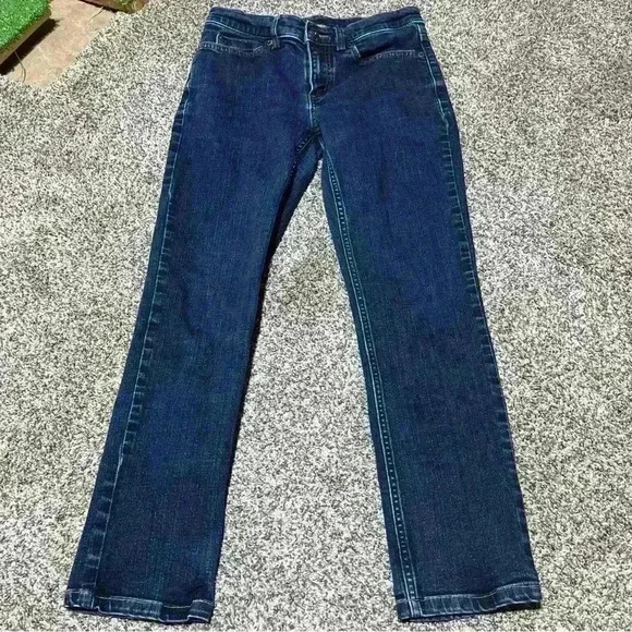 Duluth Trading Co. Womens Blue Denim Mid Rise Skinny Blue Jeans 4X29 See Note - Picture 1 of 10